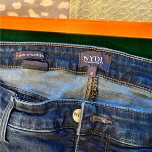 NYDJ Girlfriend Jeans in Deep Indigo
